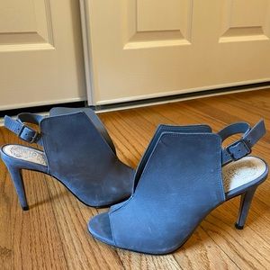 Vince Camuto peep toe booties